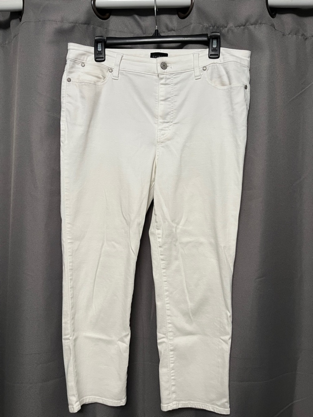 Talbots White Straight Leg Jeans